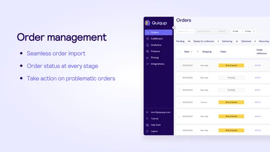 Quiqup: Fulfilment &amp; Delivery screenshot