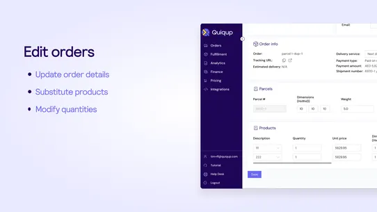 Quiqup: Fulfilment &amp; Delivery screenshot