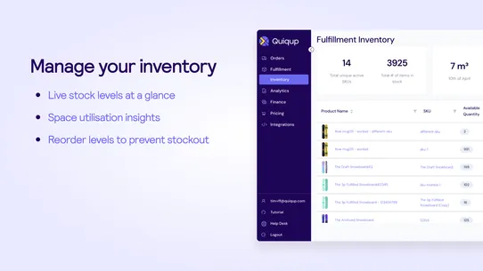 Quiqup: Fulfilment &amp; Delivery screenshot