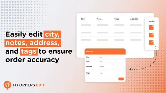 Orders Edit | H3 screenshot