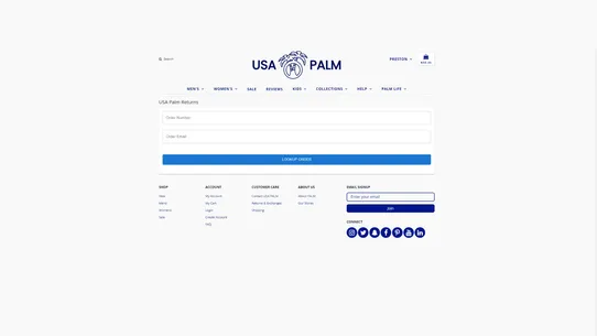 TooS Returns &amp; Exchanges screenshot