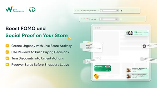 FOMO Sales Pop Up Social Proof screenshot