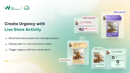 FOMO Sales Pop Up Social Proof screenshot