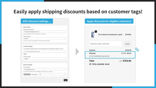 UR: Customer Shipping Discount screenshot