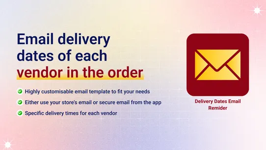 DeliveryNotify: Shipping Times screenshot