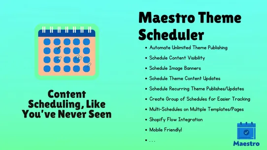 Theme Scheduler By Maestro screenshot