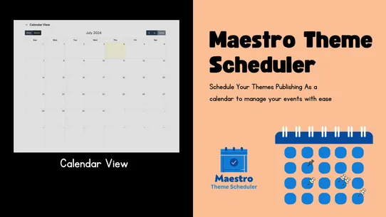 Maestro Theme Scheduler screenshot