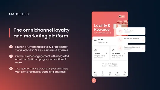 Marsello: Loyalty, Email, SMS screenshot
