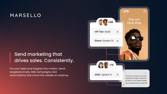 Marsello: Loyalty, Email, SMS screenshot