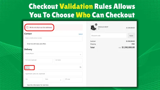 EZ Checkout Controller | Rules screenshot