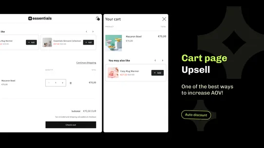 Essential Upsell &amp; Cross Sell screenshot