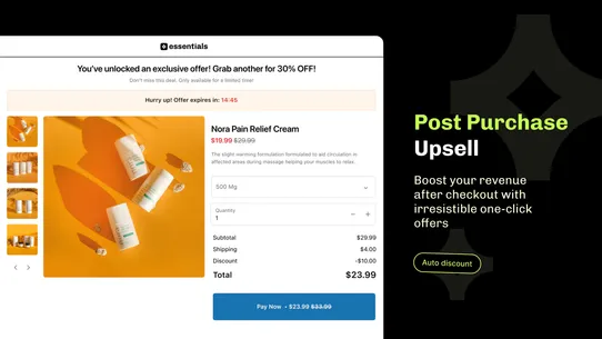 Essential Upsell &amp; Cross Sell screenshot