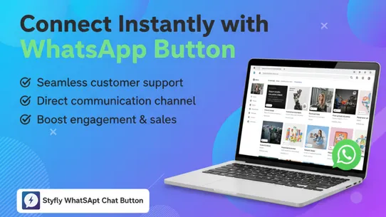 Styfly WhatsApp Chat Button screenshot