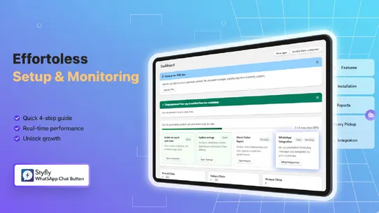 Styfly WhatsApp Chat Button screenshot