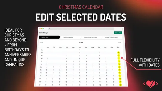 Heartcoding Christmas Calendar screenshot