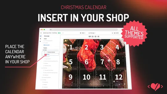 Heartcoding Christmas Calendar screenshot