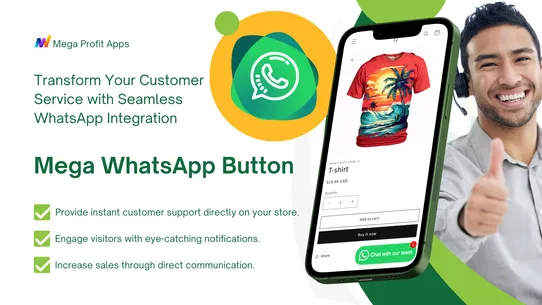 Mega WhatsApp Button screenshot