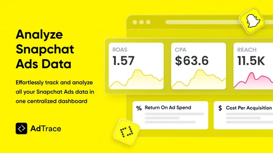 SnapTrack Snapchat Pixels, Ads screenshot