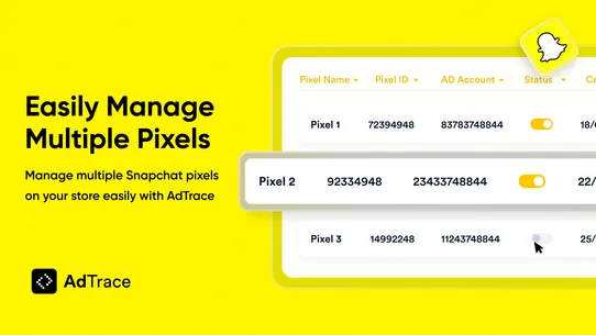 SnapTrack Snapchat Pixels, Ads screenshot