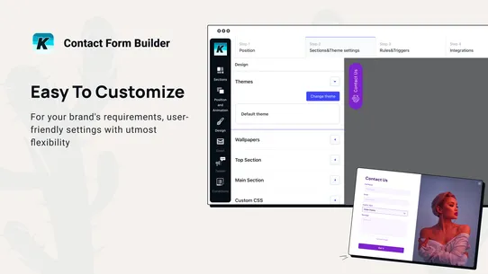 K: Contact Form Builder screenshot