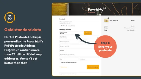 Fetchify Data Validation screenshot