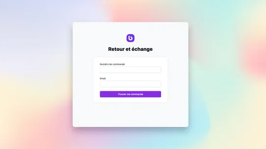 Baback ‑ Exchanges &amp; Returns screenshot