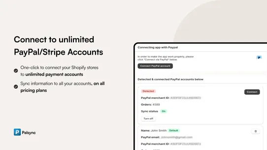 PalSync PayPal Tracking Sync screenshot