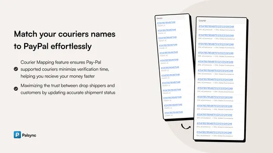 PalSync PayPal Tracking Sync screenshot