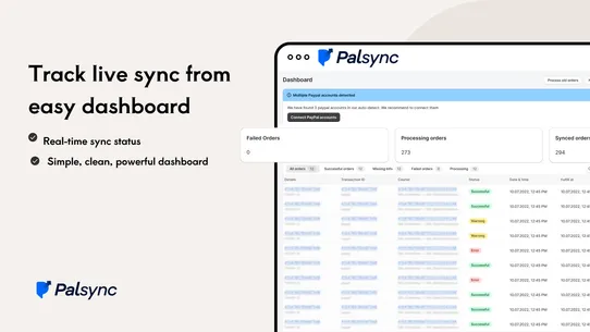 PalSync | PayPal Tracking Pro screenshot
