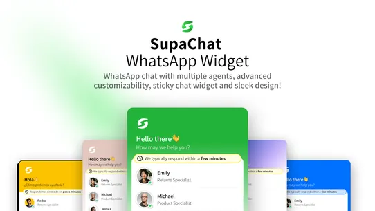 Supachat WhatsApp Agents Chat screenshot