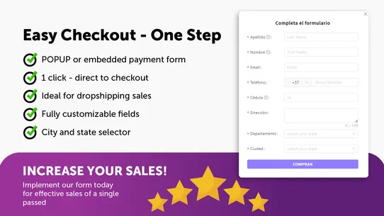 ZTools: Easy Checkout Form screenshot