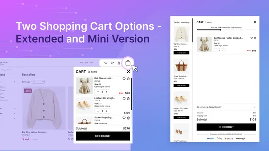 AI Cart &amp; Upsell screenshot