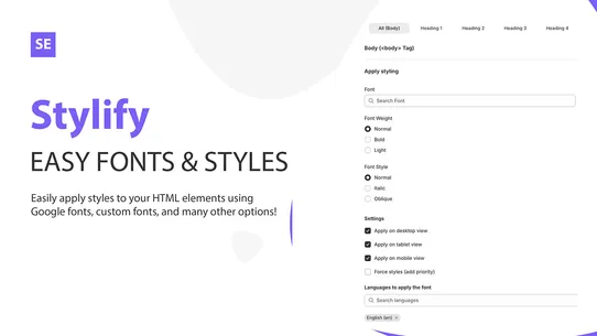 Stylify ‑ Easy Fonts &amp; Styles screenshot