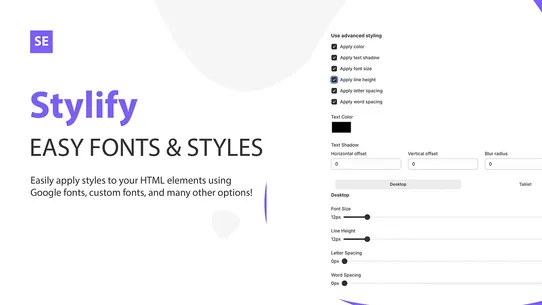 Stylify ‑ Easy Fonts &amp; Styles screenshot