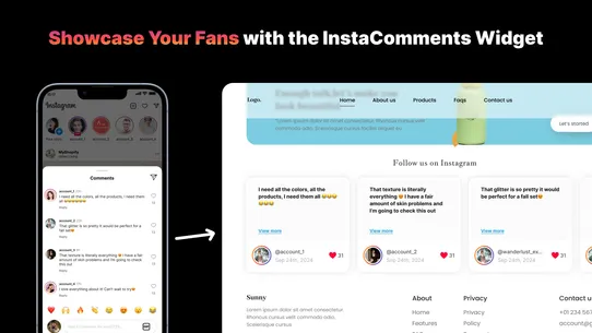 Alpha+ Instagram Feed+Comments screenshot
