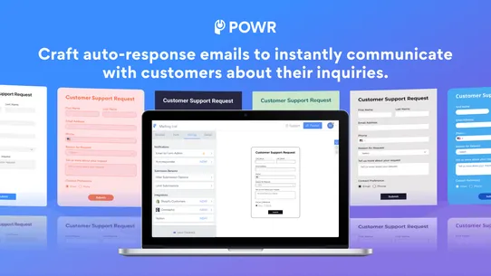 POWR: Customer Support Request screenshot