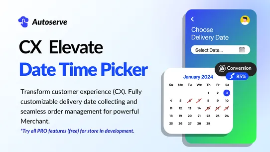CX Elevate: Date Time Picker screenshot