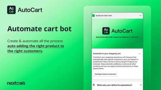 AutoCart: Gift With Purchase screenshot