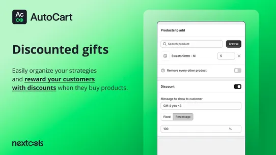 AutoCart: Gift With Purchase screenshot