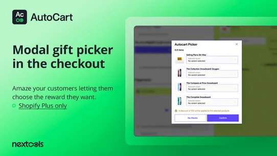 AutoCart: Gift With Purchase screenshot