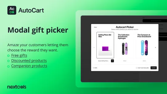 AutoCart: Gift With Purchase screenshot