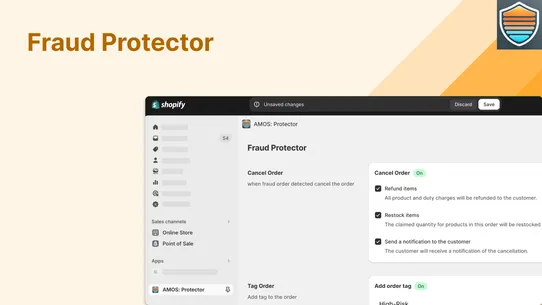 AMOS: Fraud Protector screenshot