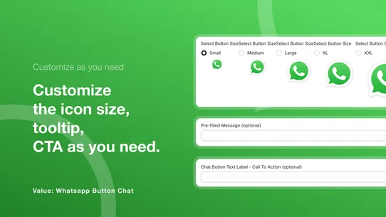 Value: Whatsapp Button Chat screenshot