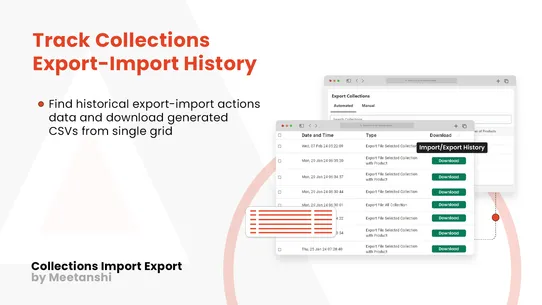 Meet Collections Import Export screenshot