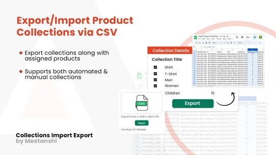 Meet Collections Import Export screenshot