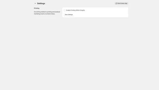 Stord Unbox screenshot