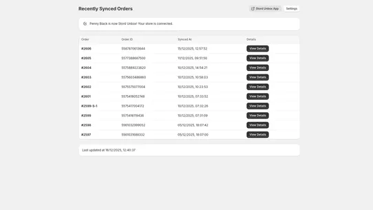 Stord Unbox screenshot