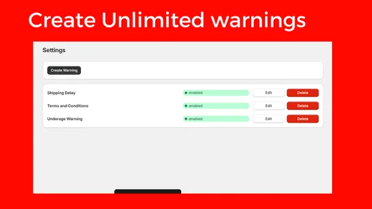 WarnBro Warnings screenshot