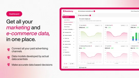 Roasberry ‑ Pixel &amp; Analytics screenshot