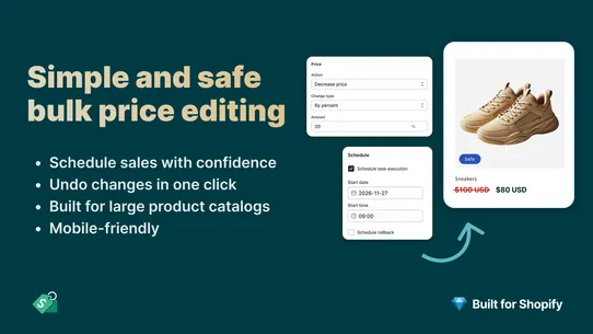 Springify: Bulk Price Editor screenshot